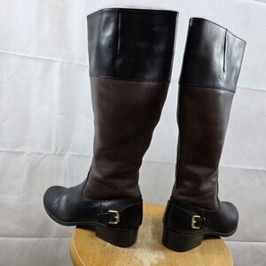 Ralph Lauren Black and Brown Ankle Boots